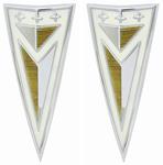 Emblems, 63 Tempest/LeMans, Quarter Panel Arrowhead, Pair