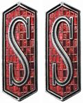 Emblems, Door Panel, 71-72 Cutlass, "S", Pair