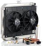 Radiator Module, Aluminum, Be Cool, 1964-65 A-body, MT, 26" x 21", RH Upr/Lwr
