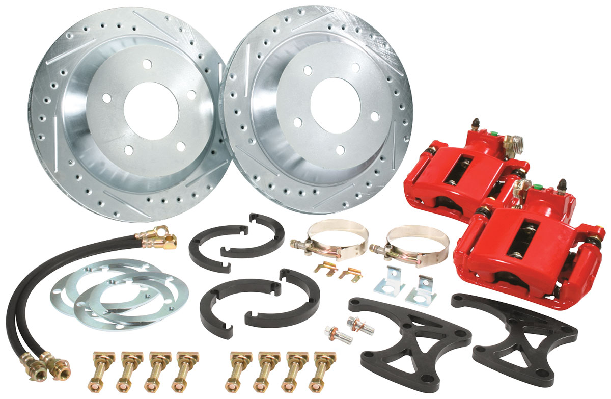 CPP Disc Brake Conversion, 5768 Cadillac, Big Brakes, Rear