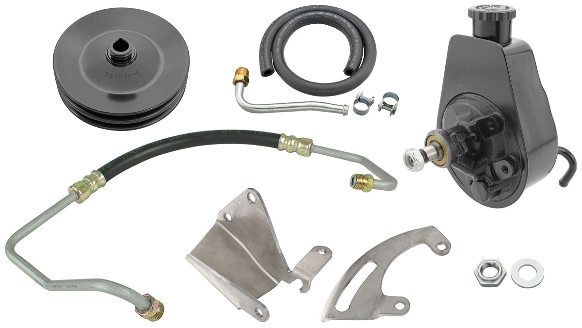 Power Steering Conversion Kit, 72 CH/EC/MC, BigBlock, w/AC