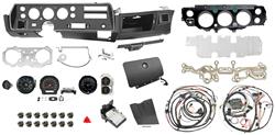 Dash Conversion, 1971 Chevelle-El Camino SS, w/ 6500 RL Tach, Column Shift