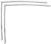 Door Window Frames, 1959-60 Fullsize/Cadillac, 2dr Hardtop, Pair