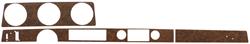 Dash Set, Woodgrain, 1970 Oldsmobile Cutlass, Coupe With Cruise Control