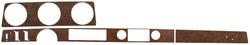 Dash Set, Woodgrain, 1970 Oldsmobile Cutlass, Convertible With Cruise Control