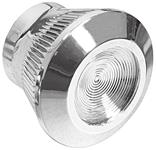 Knob, Dash, 1966 Pontiac A-Body & Full Size, Chrome Plastic