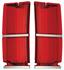 Lens, Tail Lamp, 1966 El Camino & Chevelle Wagon, Red