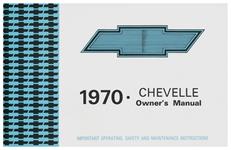 Owners Manual, 1970 Chevelle