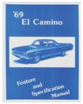 Manual, 1969 El Camino Illustrated Facts