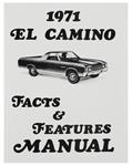 Manual, 1971 El Camino Illustrated Facts