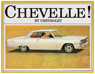 Sales Brochure, Full Color, 1964 Chevelle
