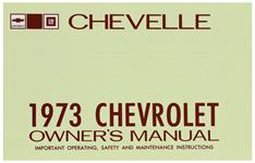 Owners Manual, 1973 Chevelle