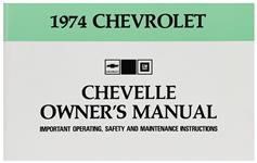 Owners Manual, 1974 Chevelle