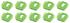 Clip, Molding, Universal, 3/4" Plastic, Set of 10