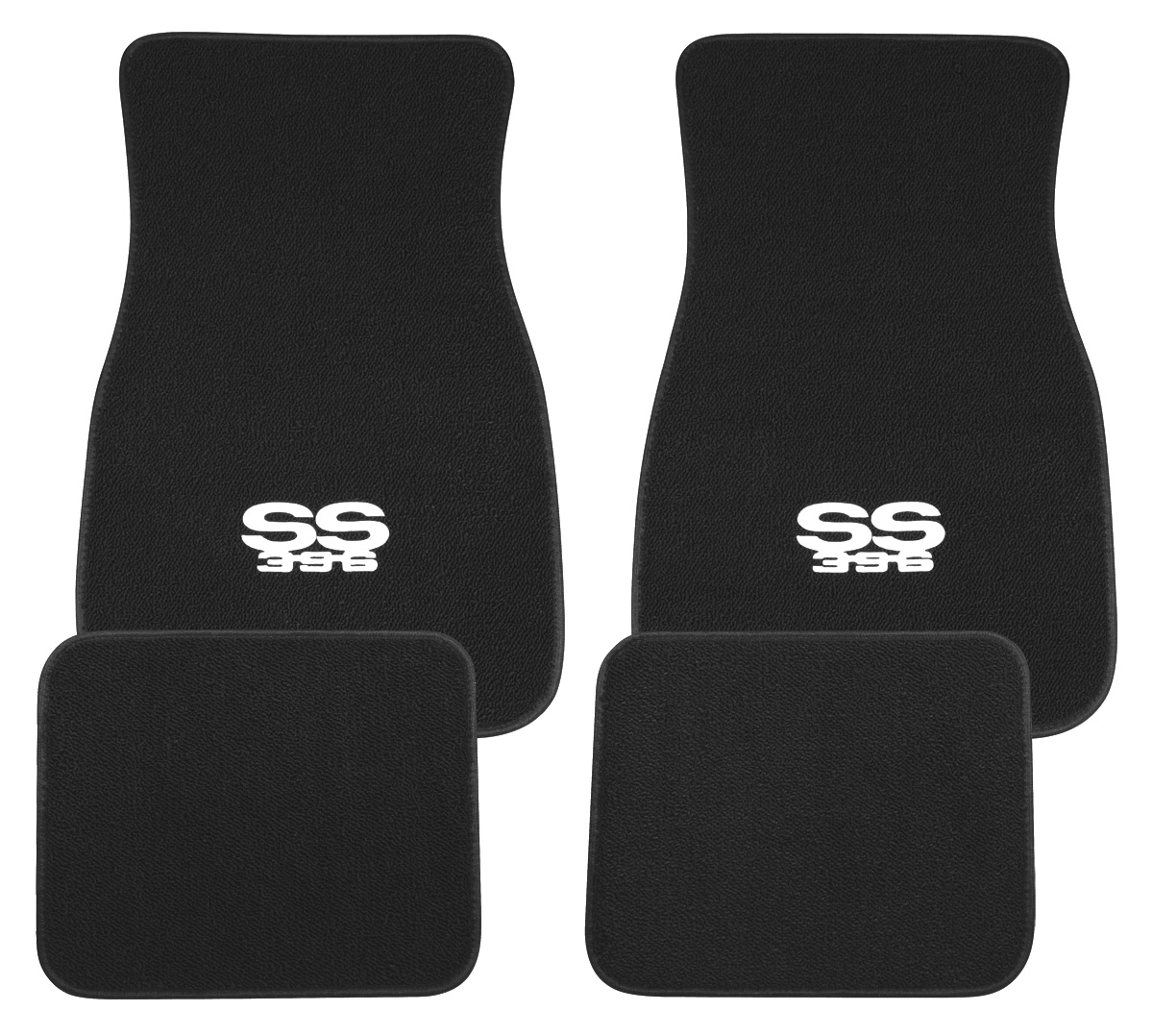 ACC Floor Mats, Raylon Loop 196473 "SS 396" Logo, 4pc