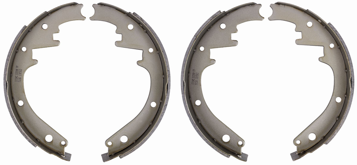 Brake Shoes, Drum, Rear 5964 Bonn/Cat/6264 GP, Ft/Rr 6165 Corvair FC