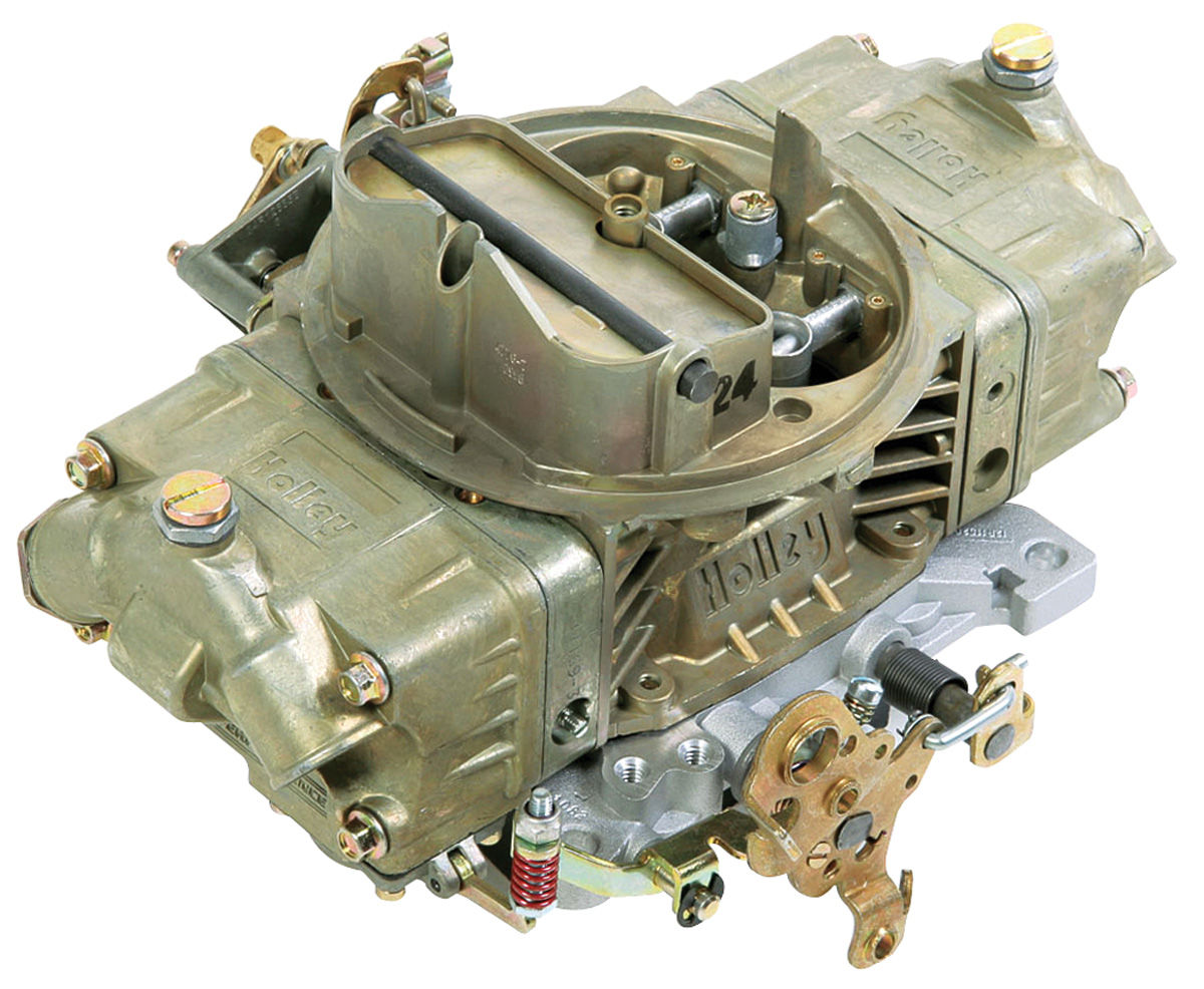 Carburetor, Holley, Mechanical Secondary/Manual Choke, 600 CFM, Gold