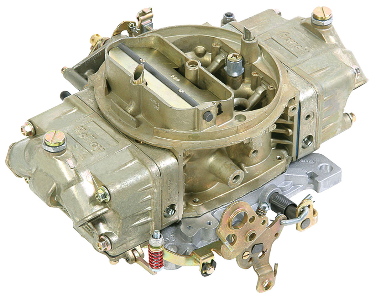 Carburetor, Holley, Mechanical Secondary/Manual Choke, 850 CFM, Gold
