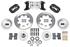 Disc Brake Set, Front, Wilwood Forged Dynalite, 1964-72 A-Body, 12.19" Vntd Rtrs