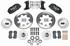 Disc Brake Set, Frt, Wilwood Forged Dynapro 6, 1964-72 A-Body, 12.19" Vntd Rtrs