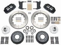 Disc Brake Set, Ft, Wilwood Narrow Superlite 6R, 64-72 A-Body, 14.00" 2-Pc Rtrs