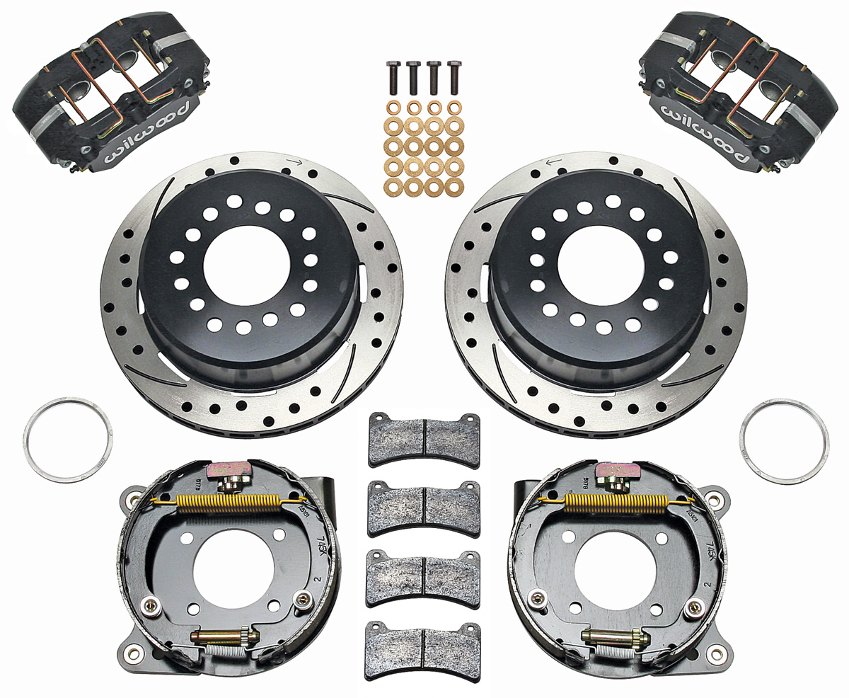 Wilwood Brake Set, 196472 ABody, DynaPro Rear, 11" Drill/Slot Rotors