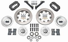 Disc Brake Set, Front, Wilwood Forged Dynalite, 1973-77 A-Body, 12.19" Vntd Rtrs