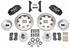 Disc Brake Set, Frt, Wilwood Forged Dynapro 6, 1973-77 A-Body, 12.19" Vntd Rtrs