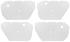 Water Shields, Door Panel, 1964-67 A-Body, 4-dr. Sedan, Front/Rear