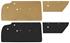Water Shields, 1959-60 Bonneville/Catalina 2dr Hardtop, Front/Rear