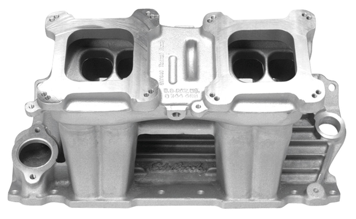 Intake Manifold, Edelbrock, SB Chevy, Street Tunnel Ram, Complete