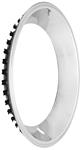 Trim Ring, 15" X 7" Rally Wheel, Stepped Lip, Stainless