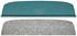 Shelf Kit, Rear Seat, 1964-65 GTO/Cutlass/Skylark, Coupe, Deluxe Mesh w/Jute