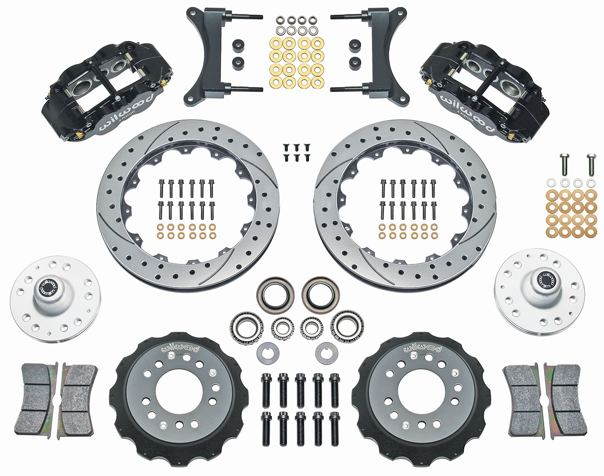 Wilwood Superlite Brake Kit, 197988 GBody, 13" Front, Drilled/Slotted