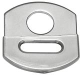 Anchor Plate, Seat Belt, 1968-74 GM, Stainless Steel