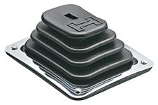 Shifter Boot, Hurst, B-4 w/Plate, 5-1/4" x 6-1/2" Base