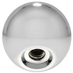 Shift Knob, 4-Speed, 1959-77, 3/8" Hurst Handle, Chrome