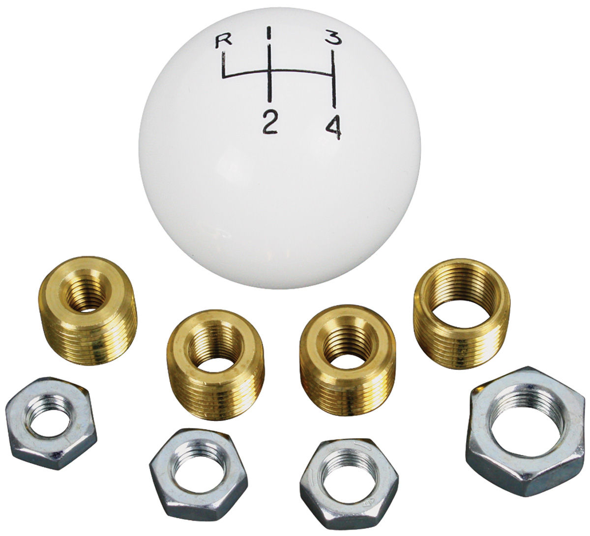 Shift Ball, 4Speed, White, All Sizes