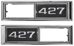 Bezel, Side Marker, 1968 Chevelle/El Camino, Front, 427