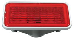 Rear Side Marker Light, 68-69 El Camino/Wagon/Corvair, 69 Skylark, Red w/Guide