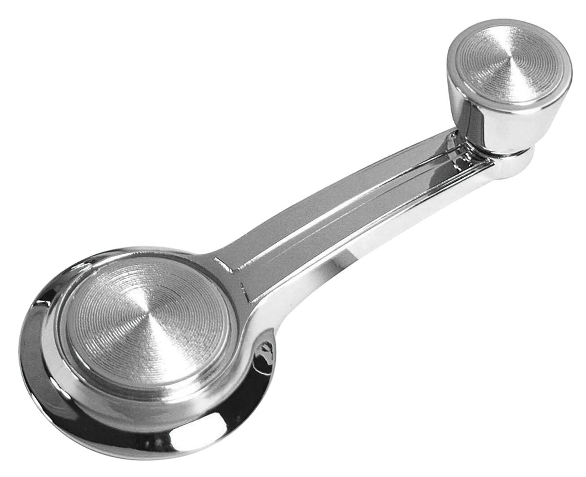 RESTOPARTS Handle, Window Crank, 196566 GM "A" Body/Bonn/Cat/GP/1965 Riv, Chrome Knob