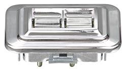 Switch, Power Window, 1964-70 Buick/Chev/Pont/Olds, 2-Button Round Corner, Repro