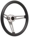 Steering Wheel Kit, 59-69 GM, Retro Foam, Tall Cap, Plain, Black