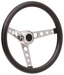 Steering Wheel Kit, 69-89 GM, Classic Foam, Tall Cap, Plain, Black