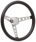 Steering Wheel Kit, 69-89 GM, Classic Foam, Tall Cap, Plain, Polished