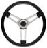 Steering Wheel Kit, 59-69 GM, Symm. Foam, 1.5, Tall Cap, Plain, Black