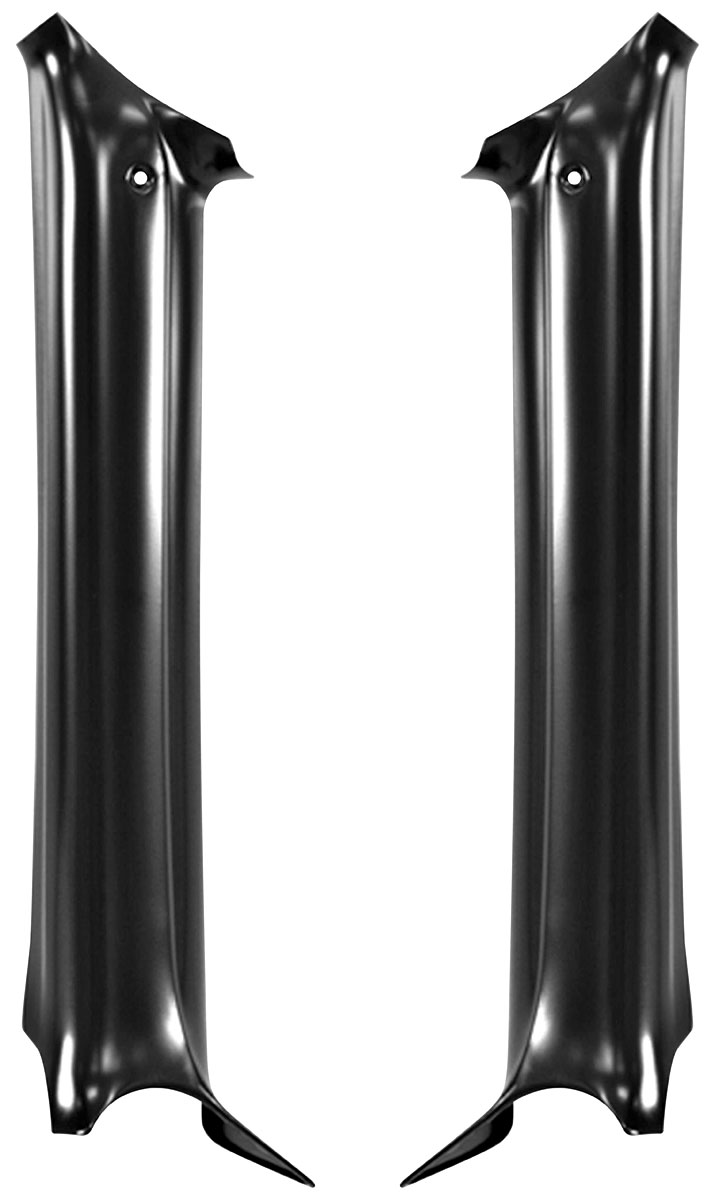Covers, Interior Windshield Pillar, 197072 ABody, Coupe
