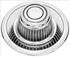 Hub Caps, 1964-77 Chevrolet, Rally Wheel, Tall, Chromed Plastic