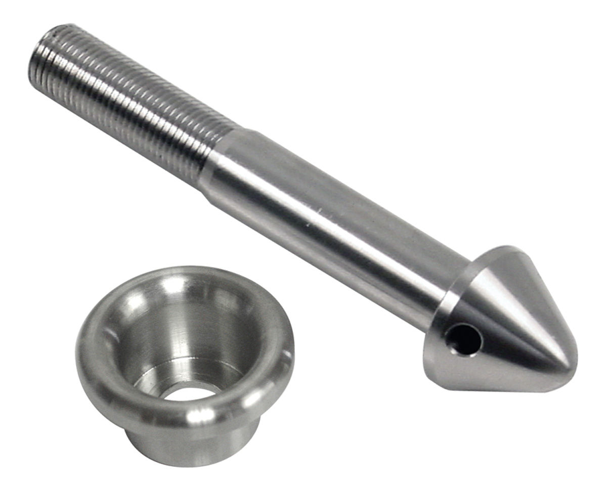 Detroit Speed Hood Latch Pin, 196869 Chevelle/El Camino, Billet, W/Spring Collar