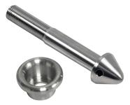 Hood Latch Pin, Detroit Spd, 1968-69 Chevelle/El Camino, Billet, w/Spring Collar